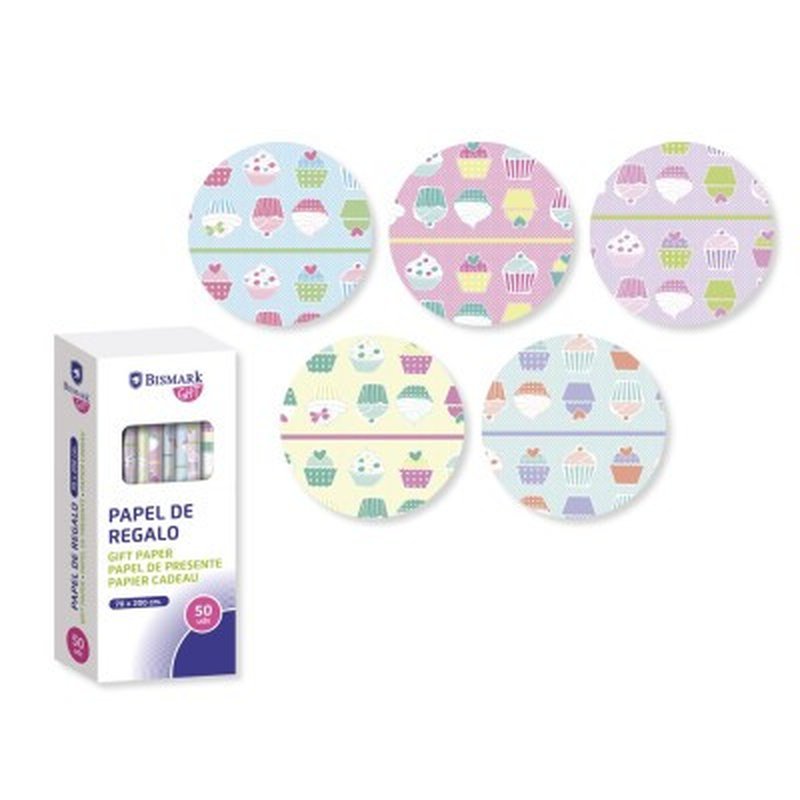 Bismark 329857 papel de regalo | PACK 50 UNIDADES Bismark 329857 papel de regalo | PACK 50 UNIDADES