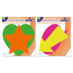 Alternative view of Bismark Adhesivos Formas Fluorescentes - Pack 2 Colores