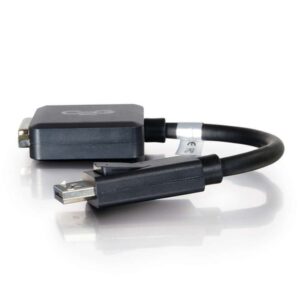 Alternative view of C2G Adaptador convertidor de DisplayPort™ macho a DVI-D Single Link hembra, 20 cm, negro