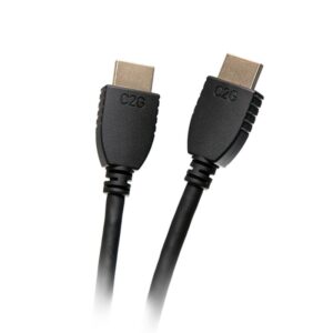 C2G Cable HDMI de alta velocidad de 0,3 m con Ethernet - 4K 60 Hz