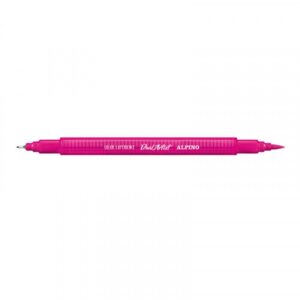 Alternative view of CAJA 12 ROTULADORES DOBLE PUNTA CON PUNTA PINCEL ALPINO AR000186