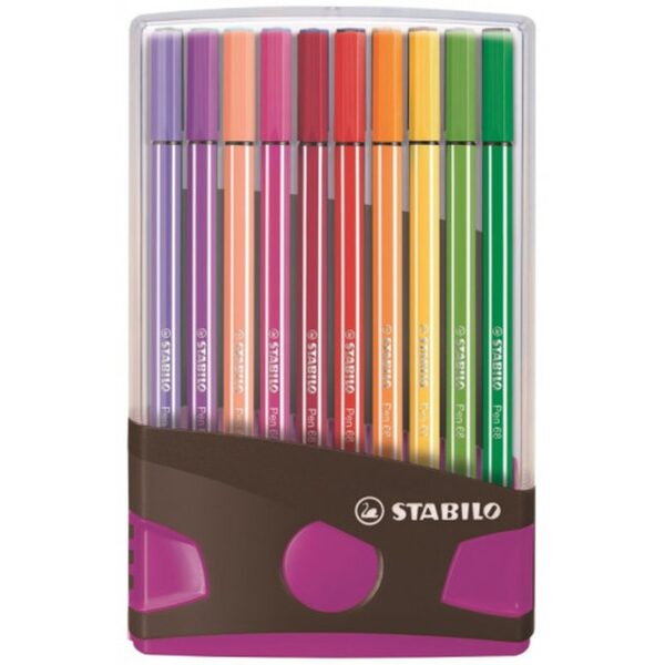 STABILO Pen 68 rotulador Medio Multicolor 20 pieza(s)