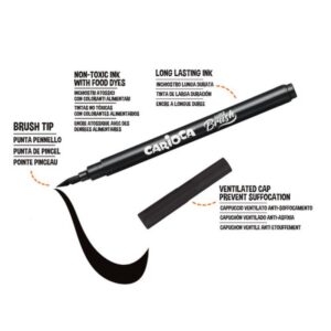 CAJA 20 ROTULADORES SUPER BRUSH CARIOCA CARIOCA 42968 CAJA 20 ROTULADORES SUPER BRUSH CARIOCA CARIOCA 42968