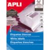 CAJA 500 HOJAS ETIQUETA BLANCA ILC 210X297 01788 APLI