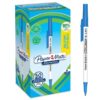 CAJA 50 BOLÍGRAFOS PAPER MATE KILOMÉTRICO PUNTA MEDIANA (1,0MM) TINTA AZUL 80% PLÁSTICO RECICLADO PAPER MATE 2187702 CAJA 50 BOLÍGRAFOS PAPER MATE KILOMÉTRICO PUNTA MEDIANA (1,0MM) TINTA AZUL 80% PLÁSTICO RECICLADO PAPER MATE 2187702