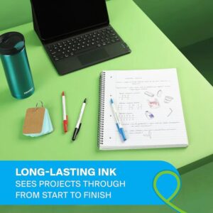 CAJA 50 BOLÍGRAFOS PAPER MATE KILOMÉTRICO PUNTA MEDIANA (1,0MM) TINTA AZUL 80% PLÁSTICO RECICLADO PAPER MATE 2187702 CAJA 50 BOLÍGRAFOS PAPER MATE KILOMÉTRICO PUNTA MEDIANA (1,0MM) TINTA AZUL 80% PLÁSTICO RECICLADO PAPER MATE 2187702