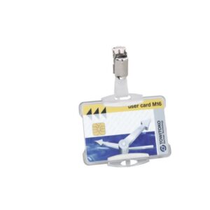 Alternative view of CAJA DE 25 IDENTIFICADORES PARA TARJETAS SEGURIDAD SIMPLE CON PINZA 54X85MM  DURABLE 8118-19