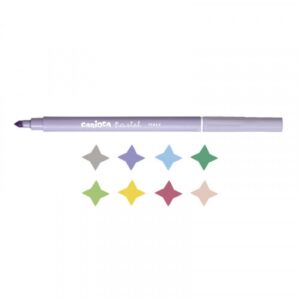 Alternative view of CAJA PVC 8 ROTULADORES PASTEL CARIOCA 43032