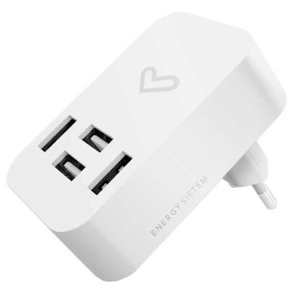 CARGADOR USB ENERGY HOME CHARGER 4.0A QUAD 4XUSB WHITE PARA CASA