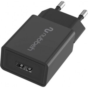 CARGADOR USB NUBBEH 10W 2A BLACK PARA CASA