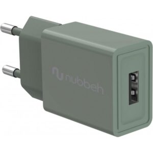 CARGADOR USB NUBBEH 10W 2A GREEN PARA CASA