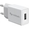 CARGADOR USB NUBBEH 10W 2A WHITE PARA CASA CARGADOR USB NUBBEH 10W 2A WHITE PARA CASA