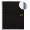 CUADERNO 100% RECICLADO NB-4 A4 120HOJAS TAPAS POLIPROPILENO MIQUELRIUS 6038