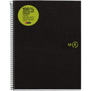 CUADERNO 100% RECICLADO NB-4 A4 120HOJAS TAPAS POLIPROPILENO MIQUELRIUS 6038 CUADERNO 100% RECICLADO NB-4 A4 120HOJAS TAPAS POLIPROPILENO MIQUELRIUS 6038