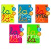 CUADERNO FOLIO PLASTIC RAYADO 5 MM 80 HOJAS 90 GRS COLORES SURTIDOS LAMELA 7FTP005S | PACK 5 UNIDADES