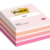 CUBO 450 HOJAS NOTAS ADHESIVAS 76X76MM COLORES SURTIDOS ROSAS 2028-P POST-IT 7100172384