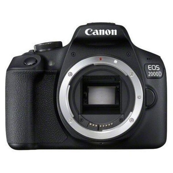 Canon EOS 2000D + EF-S 18-55mm f/3.5-5.6 III Juego de cámara SLR 24,1 MP CMOS 6000 x 4000 Pixeles Negro
