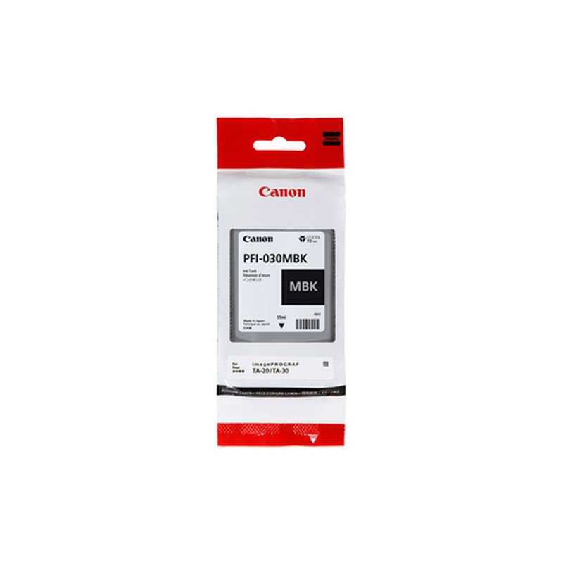Canon PFI-030 MBK cartucho de tinta 1 pieza(s) Original Negro mate Canon PFI-030 MBK cartucho de tinta 1 pieza(s) Original Negro mate