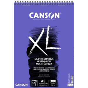 Canson XL Mix Media Bloc de hojas de papel para bellas artes 30 hojas | PACK 5 UNIDADES