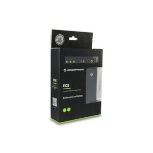 Conceptronic CNB65 adaptador e inversor de corriente Interior 65 W Negro