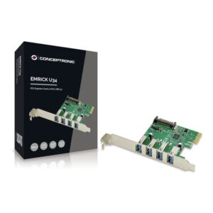 Conceptronic EMRICK02G tarjeta y adaptador de interfaz Interno USB 3.2 Gen 1 (3.1 Gen 1)