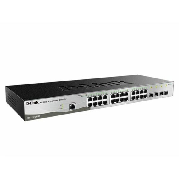 D-Link DGS-1210-28/ME/E switch Gestionado L2+ Gigabit Ethernet (10/100/1000) 1U Negro, Gris