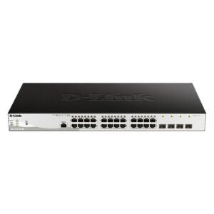 D-Link DGS-1210-28P/ME/E switch Gestionado L2/L3 Gigabit Ethernet (10/100/1000) Energía sobre Ethernet (PoE) 1U