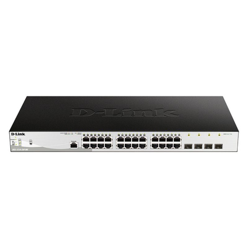 D-Link DGS-1210-28P/ME/E switch Gestionado L2/L3 Gigabit Ethernet (10/100/1000) Energía sobre Ethernet (PoE) 1U