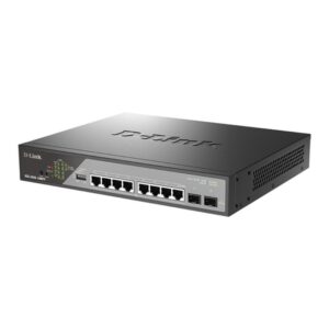 D-Link DSS-200G-10MPP/E switch Gestionado L2 Gigabit Ethernet (10/100/1000) Energía sobre Ethernet (PoE) 1U Gris