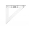 ESCUADRA TRANSPARENTE EN PLASTICO INYECTADO GRADUADO Y BISELADO 25 CM. FAIBO 41225 ESCUADRA TRANSPARENTE EN PLASTICO INYECTADO GRADUADO Y BISELADO 25 CM. FAIBO 41225