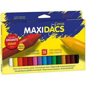 ESTUCHE 15 CERAS PARA NIÑOS MAXIDACS DACS DX050216