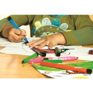 ESTUCHE 24 UNIDADES ROTULADORES PUNTA GRUESA COLORES SURTIDOS ALPINO AR000007N