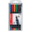 STABILO OHPen universal permanent, 6 Pack marcador permanente Punta redonda Negro, Azul, Marrón, Verde, Naranja, Rojo 6 pieza(s) STABILO OHPen universal permanent, 6 Pack marcador permanente Punta redonda Negro, Azul, Marrón, Verde, Naranja, Rojo 6 pieza(s)