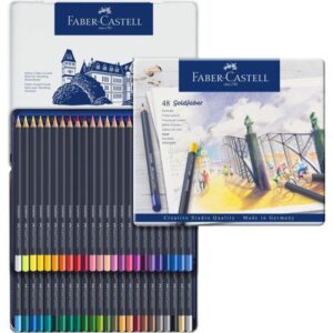 ESTUCHE DE METAL CON 48 LÁPICES DE COLORES GOLDFABER. FABER CASTELL 114748 ESTUCHE DE METAL CON 48 LÁPICES DE COLORES GOLDFABER. FABER CASTELL 114748