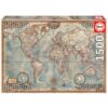 Educa Political Map of The World Puzzle rompecabezas 1500 pieza(s)