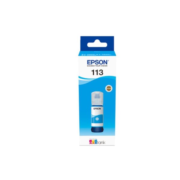 Epson 113 EcoTank Pigment Cyan ink bottle