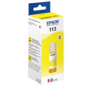 Epson 113 - 70 ml - amarillo - original - recarga de tinta - para EcoTank ET-16150, 16650, 5150, 5170, 5800, 5850, 5880, EcoTank Pro ET-16680, 5150, 5170