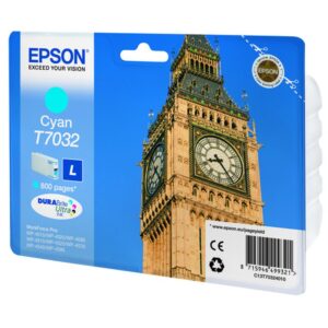 Epson Big Ben Cartucho T70324010 cian L
