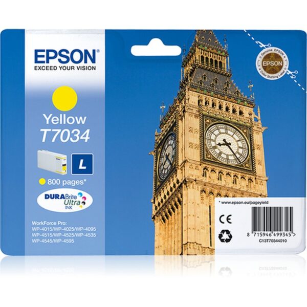 Epson Big Ben Cartucho T70344010 amarillo L