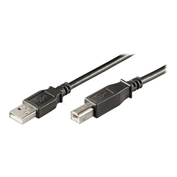 Ewent EC1006 cable USB 5 m USB 2.0 USB A USB B Negro