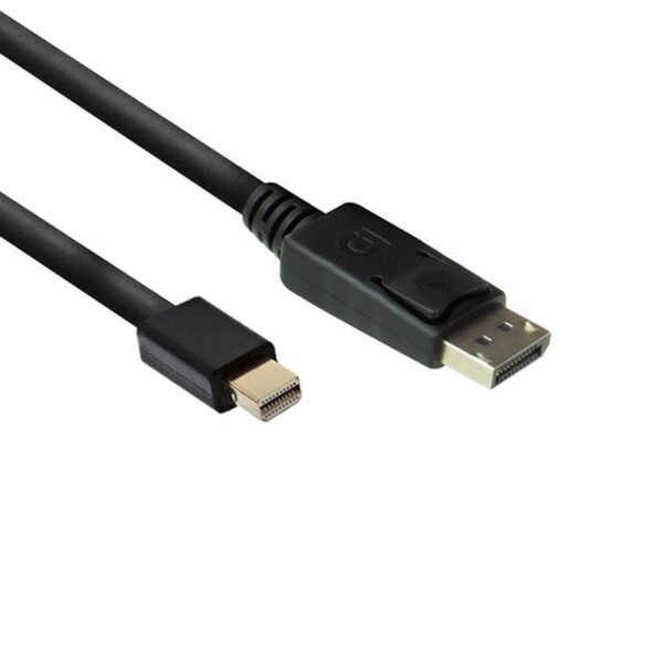 Ewent EW9866 cable DisplayPort 2 m Mini DisplayPort Negro