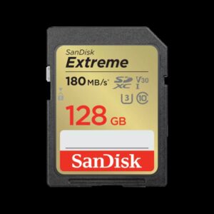 Extreme 128GB SDXC 180MB/s UHS-I C10 U3