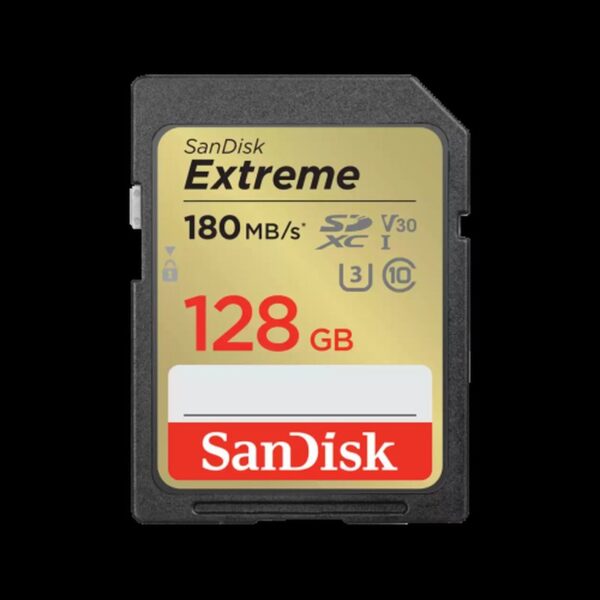 Extreme 128GB SDXC 180MB/s UHS-I C10 U3