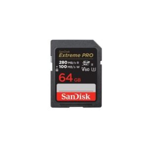Extreme PRO 64GB V60 UHS-II 280/100MBs
