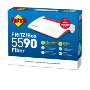 FRITZ!Box 5590 Fiber Edition Internation router inalámbrico FRITZ!Box 5590 Fiber Edition Internation router inalámbrico