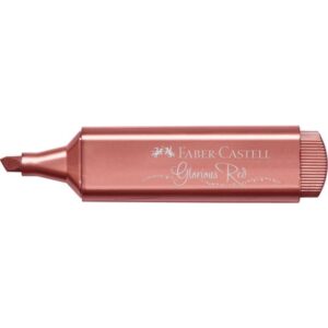 Faber-Castell Textliner 46 marcador 1 pieza(s) Rojo metalizado | PACK 10 UNIDADES Faber-Castell Textliner 46 marcador 1 pieza(s) Rojo metalizado | PACK 10 UNIDADES