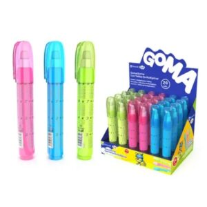 GOMA DE BORRAR EN BARRA C/ TABLAS MULTIPLICAR BISMARK 331831 | PACK 24 UNIDADES