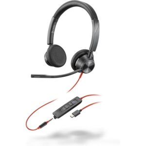 HP 8X222AA auricular y casco Auriculares Alámbrico Diadema Oficina/Centro de llamadas USB Tipo C Negro