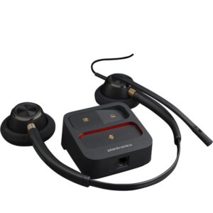 POLY Auriculares binaurales EncorePro 520 con desconexión rápida