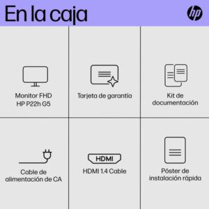 HP Monitor P22h G5 FHD